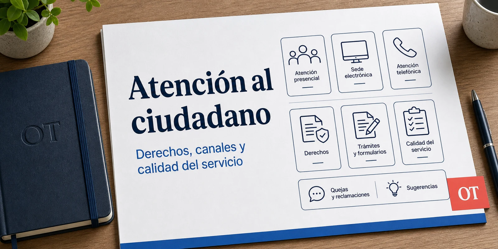 Portada de Opotips sobre atención al ciudadano, derechos, canales y calidad del servicio público