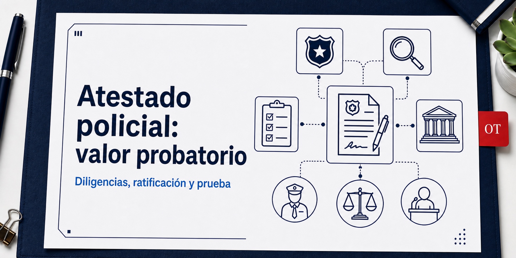 Portada de Opotips sobre Atestado policial: valor probatorio