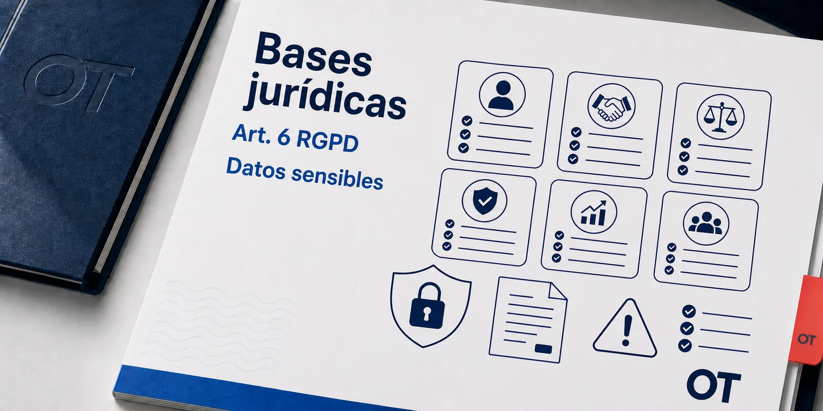 Portada de Opotips sobre bases jurídicas del tratamiento del artículo 6 RGPD