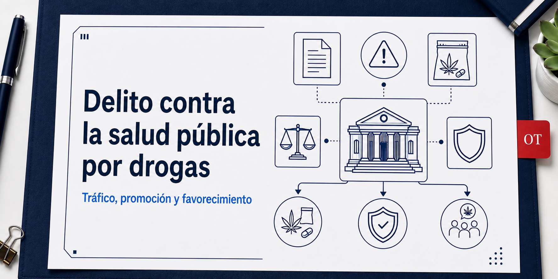Portada de Opotips sobre Delito contra la salud pública por drogas