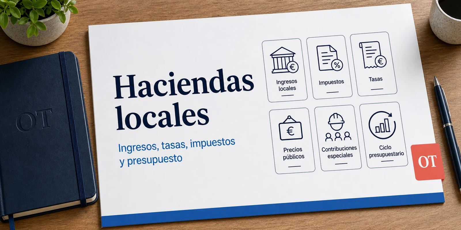 Portada de Opotips sobre haciendas locales, ingresos, tasas, impuestos y presupuesto