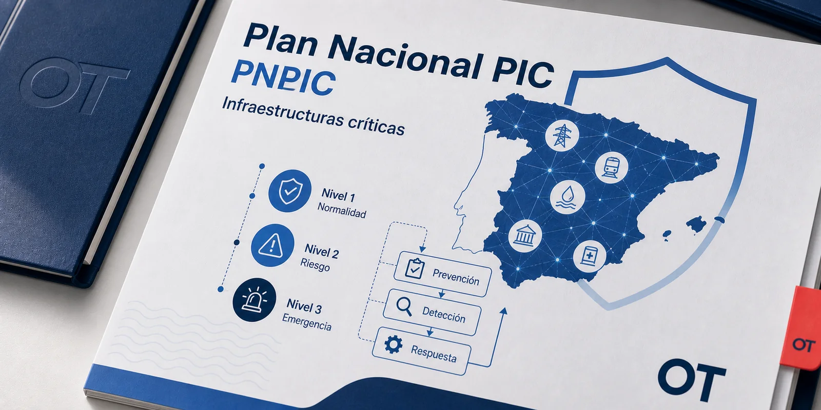 Portada de Opotips sobre el Plan Nacional de Protección de Infraestructuras Críticas
