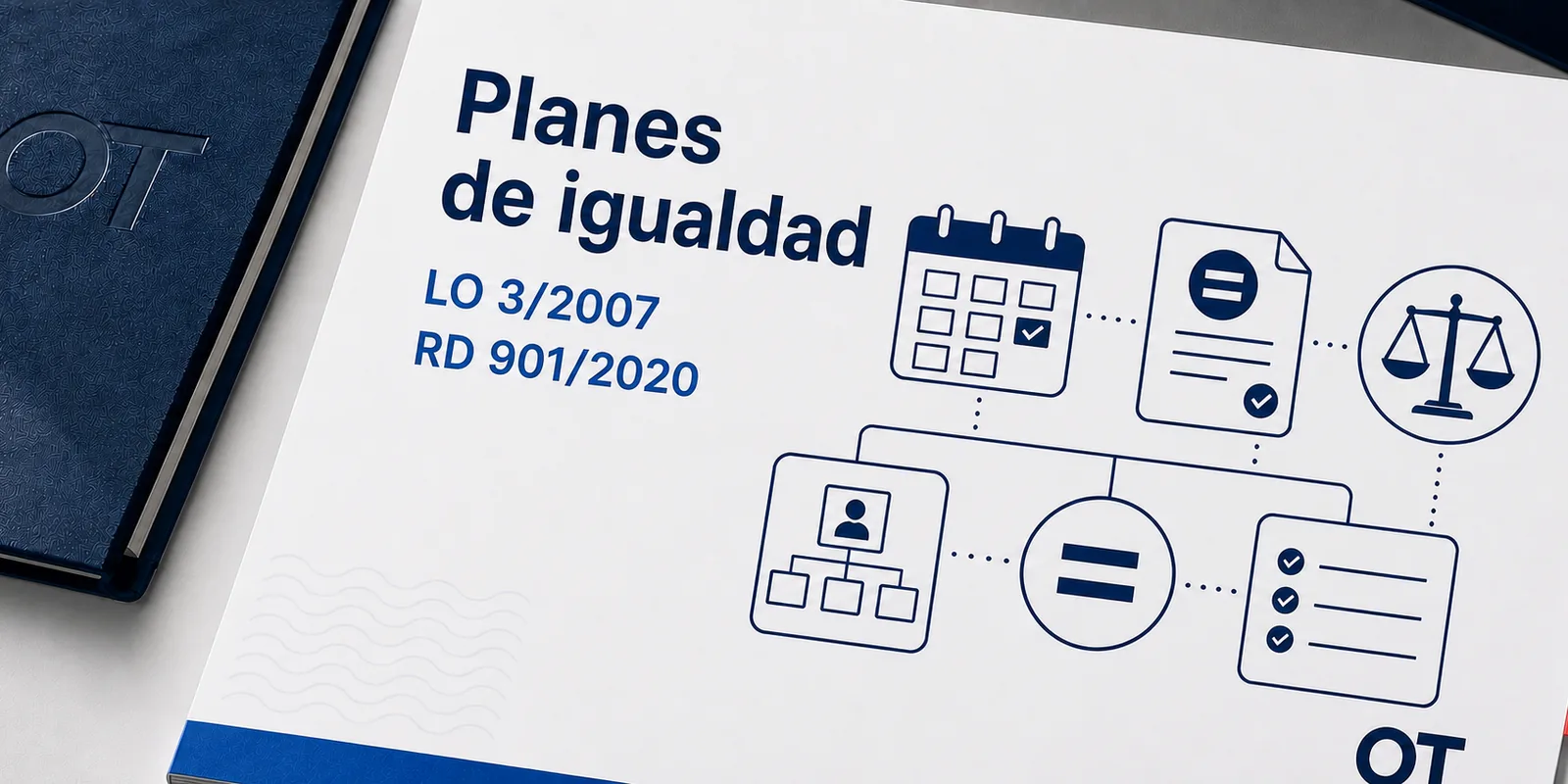 Portada de Opotips sobre planes de igualdad en empresas y administraciones públicas