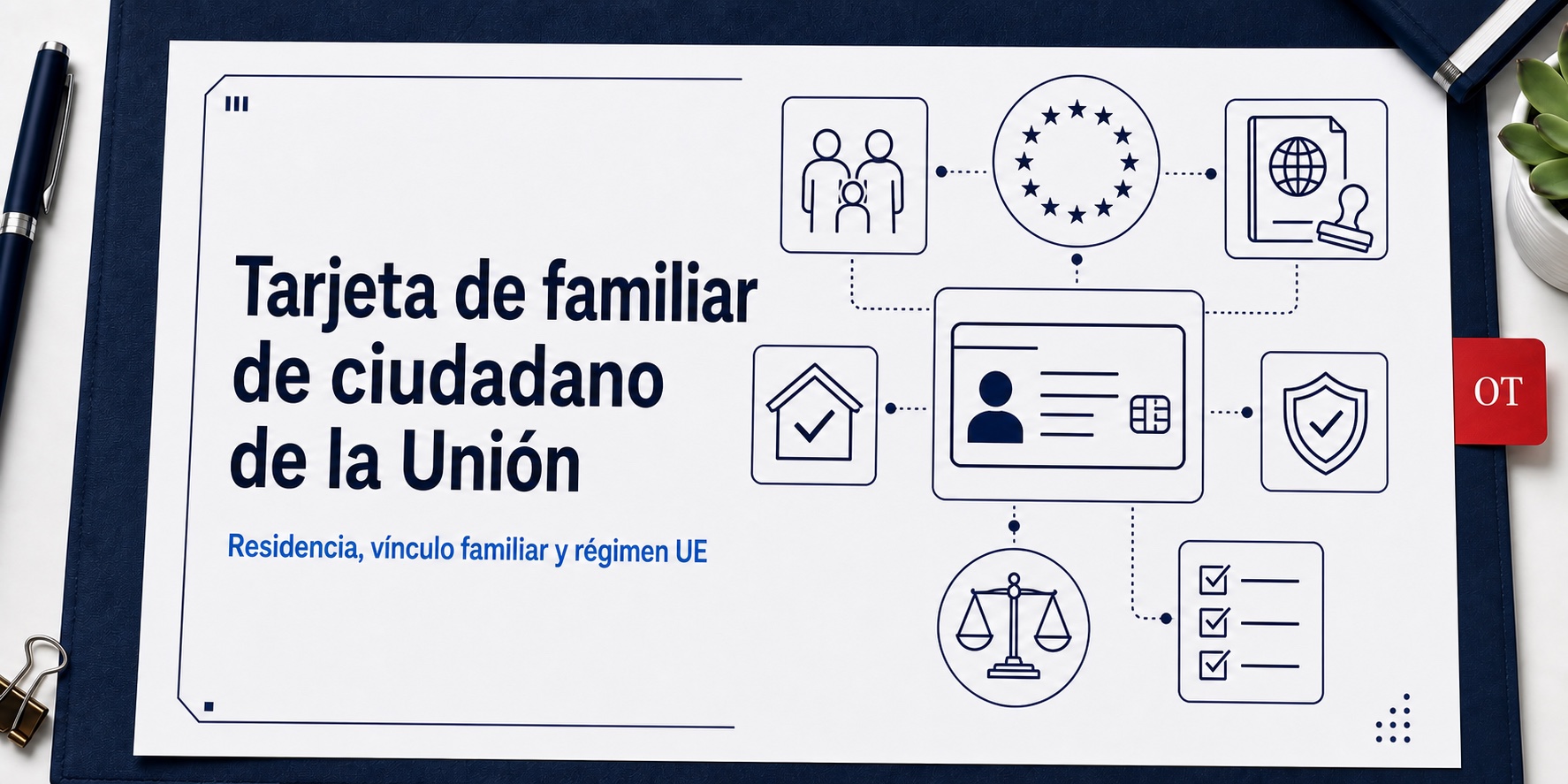 Portada de Opotips sobre Tarjeta de familiar de ciudadano de la Unión