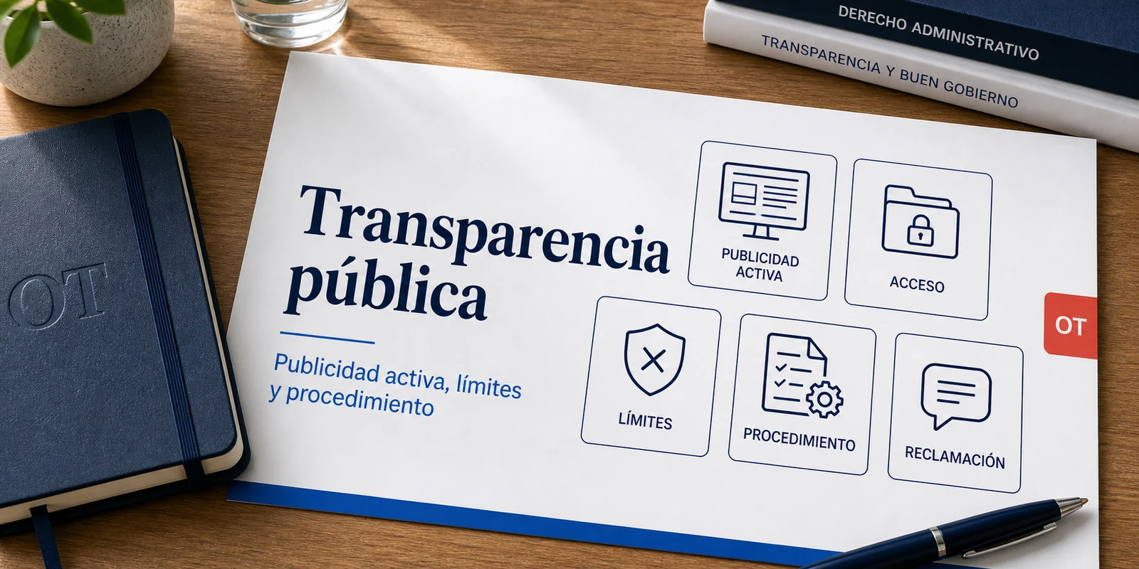 Portada de Opotips sobre transparencia y acceso a la información pública, publicidad activa, límites y procedimiento